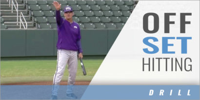 Off Set Hitting Drill - Bill Mosiello - TCU