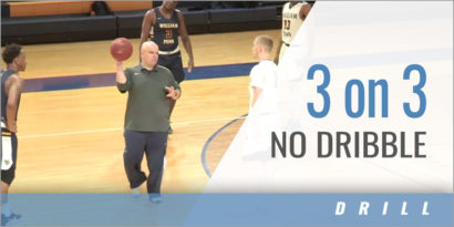 3 on 3 No Dribble Drill