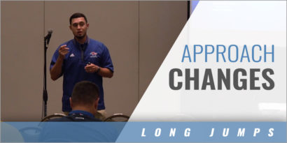 Long Jump: Approach Changes Due to Conditions