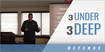 Zone Blitz Coverages: Problems with 3 Under, 3 Deep with Joe Klanderman - North Dakota State Univ.