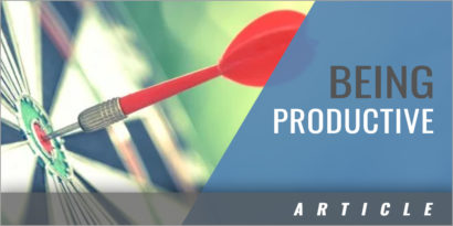 Creating a Productive Environment