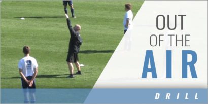 Receiving a Ball Out of the Air: Inside Foot