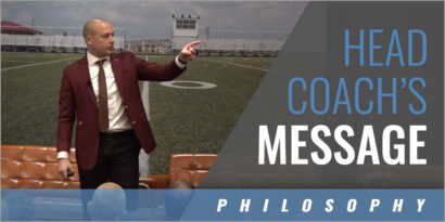 The Head Coach's Message