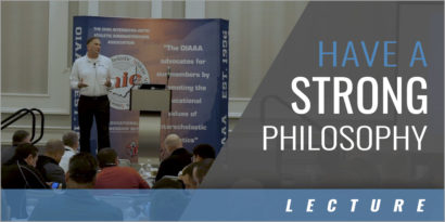 Have a Strong Philosophy