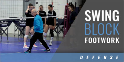 Swing Block Footwork: Step, Crossover, Hop