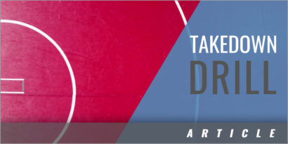 Takedown Drill - Single Leg Sweep