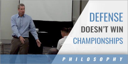 Defense Does Not Win Championships