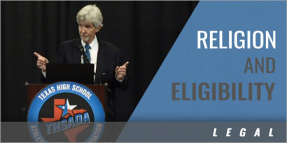 Legal Issues: Religion and Eligibility