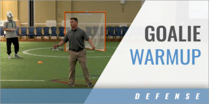 Goalie Warmup Progression