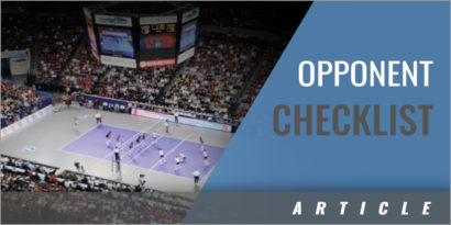 Scouting an Opponent - Checklists