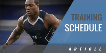 Speed, Agility, and Quickness Schedule