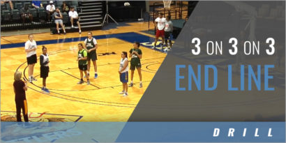 3 on 3 on 3 End Line Drill