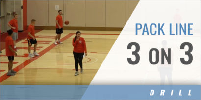 Pack Line 3 on 3 Positioning Drill