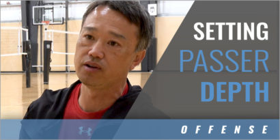 Setting Passer Depth Based on Serve Speed