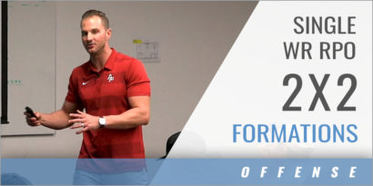 Single WR RPO 2x2 Formations with Rudy Carlton - Azusa Pacific Univ.