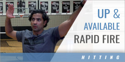 Up and Available Rapid Fire Hitting Drill
