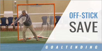 Goalies: Off-Stick Save