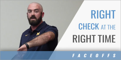 Faceoff: Throwing the Right Check at the Right Time