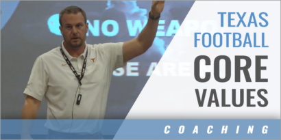 Univ. of Texas Football Core Values