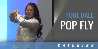 Foul Ball Pop Fly Catcher's Drill