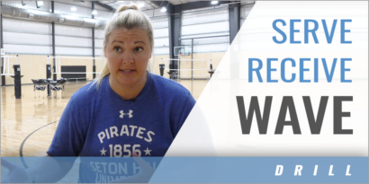 Serve Receive Wave Drill