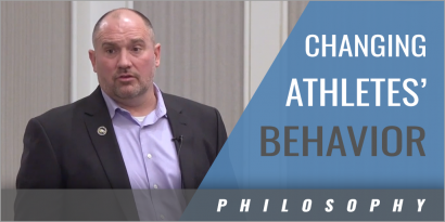 Changing Athletes' Behavior