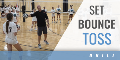 Set Bounce Toss Drill