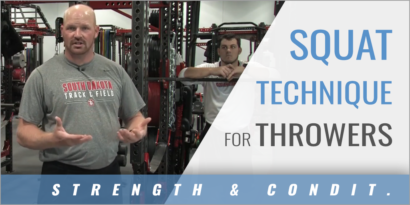Squat Technique for Throwers