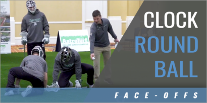 Losing the Faceoff: Clock Round Ball Drill