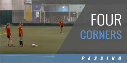 Central Midfielder Four Corners Drill