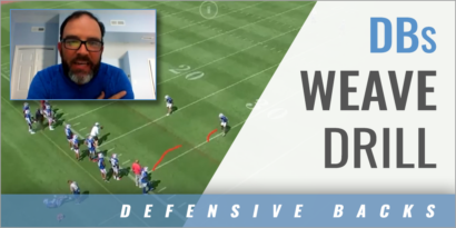 Defensive Backs Weave Drill