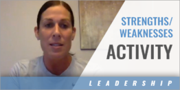 3 Strengths and 3 Areas of Improvement