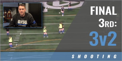 Final Third: Going to Goal 3v2 Drill