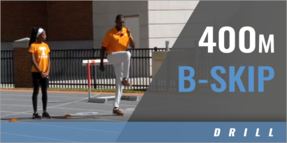400m B-Skip Drill
