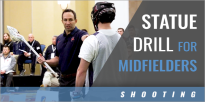 Midfielder's Statue Shooting Drill