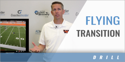 Flying Transition Drill 4v0 Progression