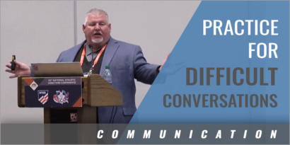 Practicing for Difficult Conversations with Ron Lanham, CMAA - Beaufort High School (SC)
