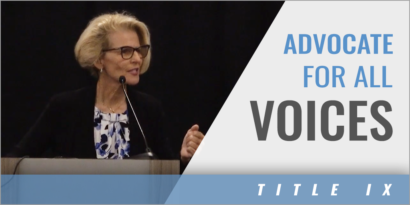Title IX: Be an Advocate for All Voices