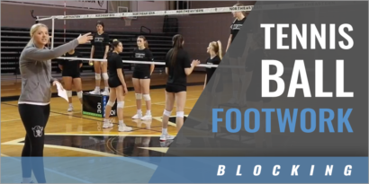 Tennis Ball Blocking Footwork