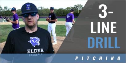Pitcher's Three-Line Pick Off Drill