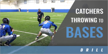 Catchers Throwing to Bases Drill