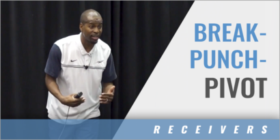 Receiver’s Break-Punch-Pivot