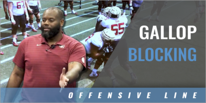 Offensive Line Gallop Blocking Scheme