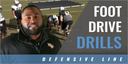 D-Line Foot Drive Drills