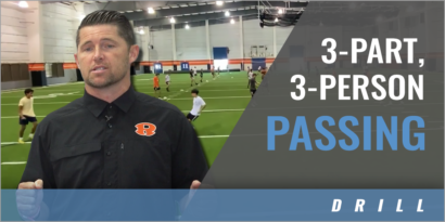 Three-Part, Three-Person Passing Drill