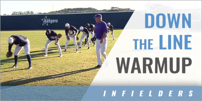 Infielder's Down the Line Warmup