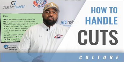 How to Handle Cutting Athletes