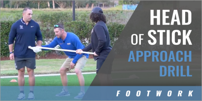 Head of Stick Approach Footwork Drill