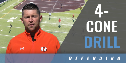 4-Cone Defensive Drill