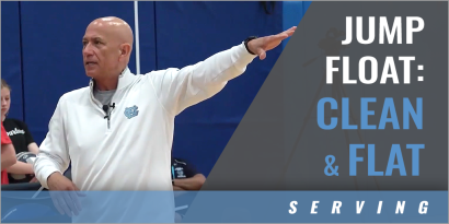 Jump Float Serve: Clean & Flat